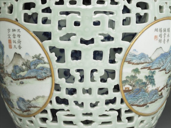 洋彩錦上添花玲瓏套瓶