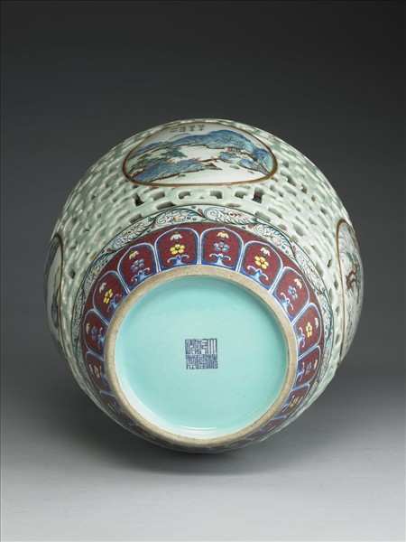 洋彩錦上添花玲瓏套瓶