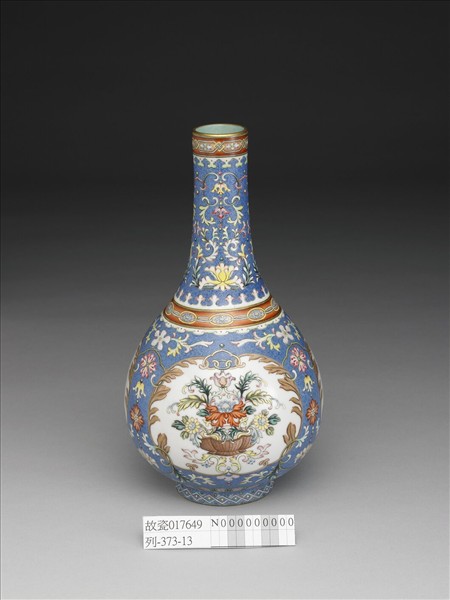 洋彩翠地錦上添花膽瓶