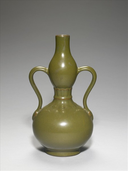 茶葉末釉雙耳葫蘆瓶