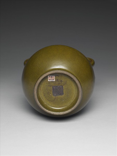 茶葉末釉雙耳葫蘆瓶