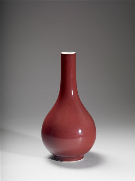 霽紅釉膽瓶