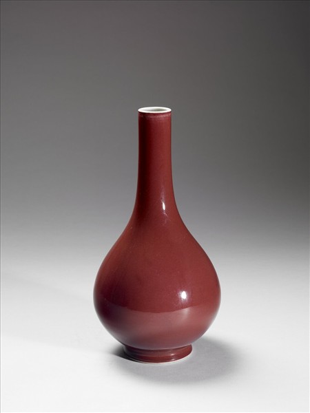 霽紅釉膽瓶