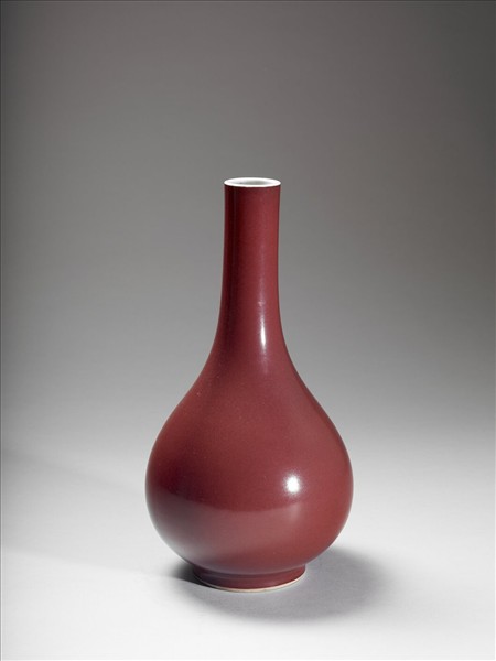 霽紅釉膽瓶