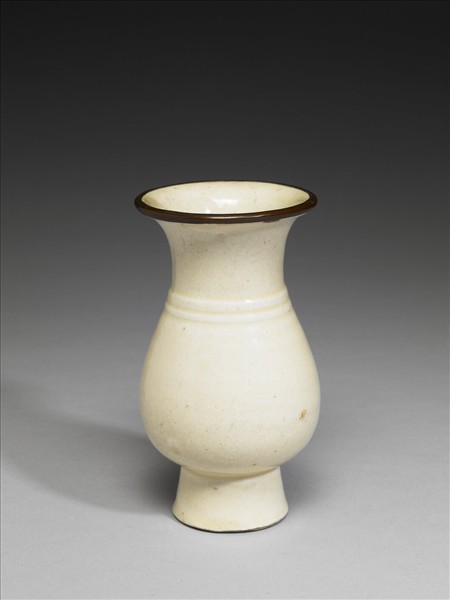 彭窯 白瓷瓶