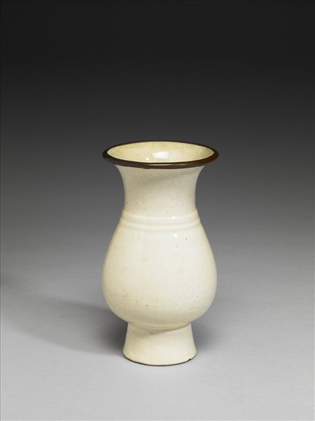 彭窯 白瓷瓶