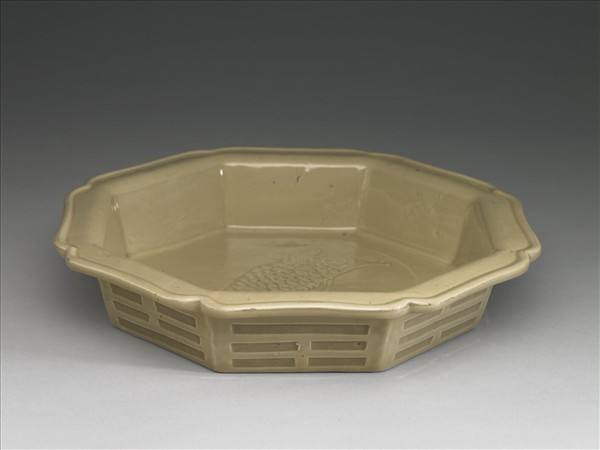 龍泉窯 青瓷八方洗