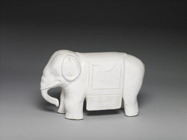 彭窯 白瓷象