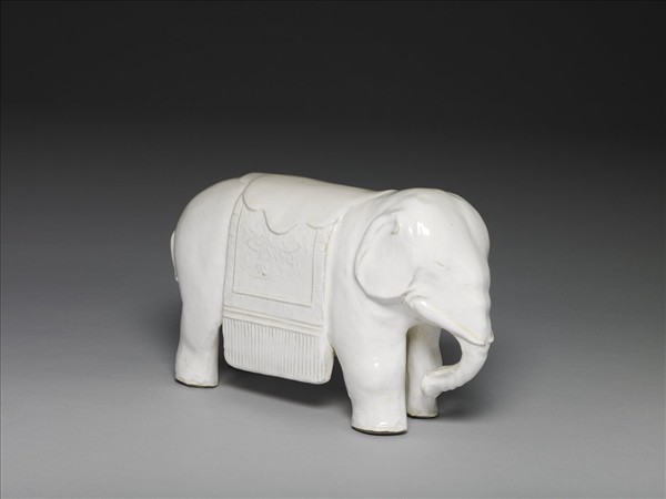 彭窯 白瓷象