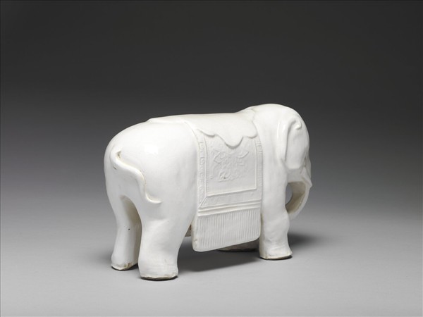 彭窯 白瓷象