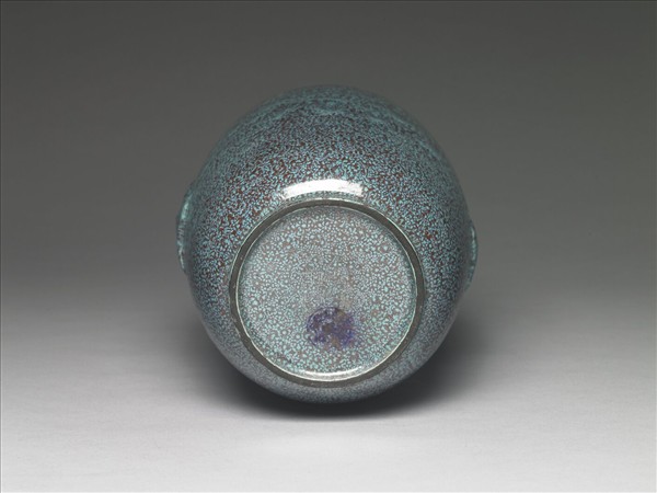 爐鈞釉雙耳罐