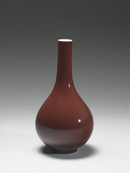 紅釉膽瓶