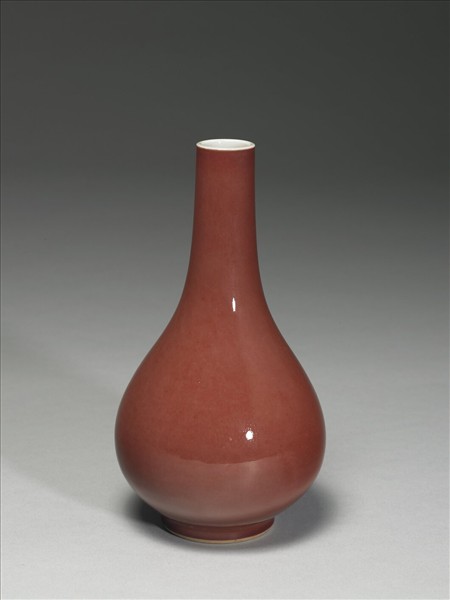 紅釉膽瓶