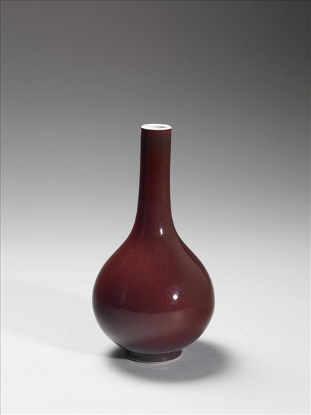 紅釉膽瓶