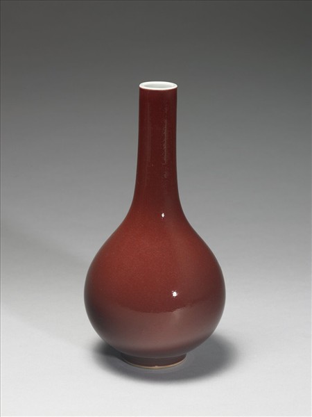 紅釉膽瓶