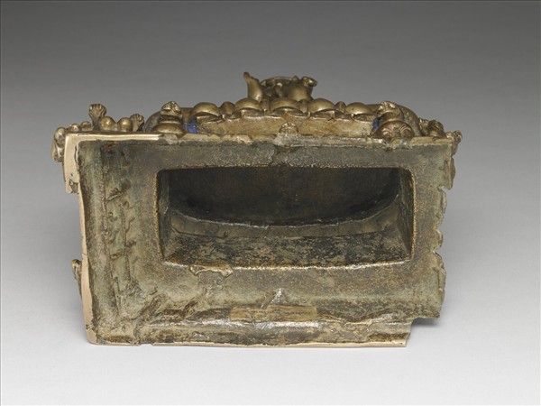 印度 喀什米爾 七世紀 黃銅 佛坐像