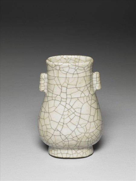 哥窯 青瓷貫耳瓶