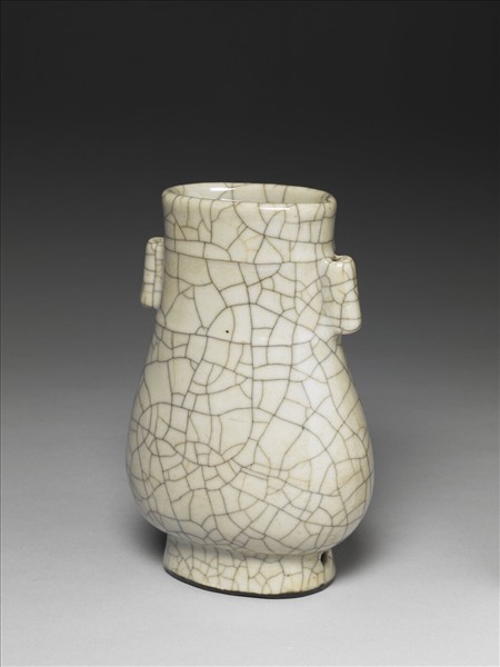 哥窯 青瓷貫耳瓶