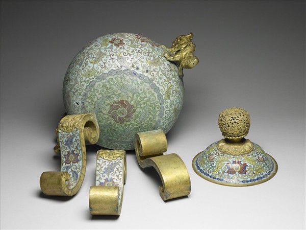 掐絲琺瑯鼎式爐