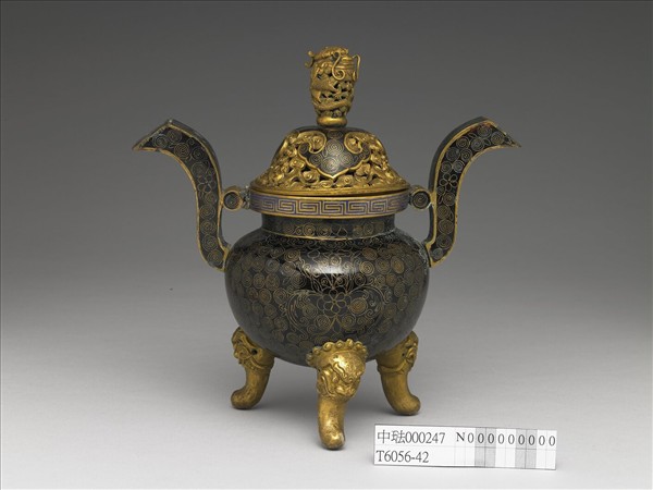 掐絲琺瑯香爐（五供）