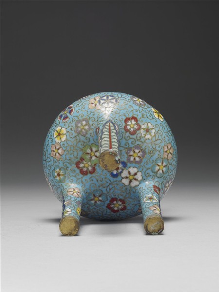 掐絲琺瑯香爐（五供）