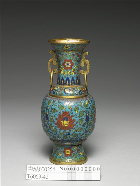 掐絲琺瑯瓶（五供）