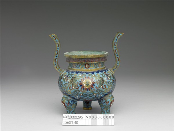 掐絲琺瑯香爐（五供）