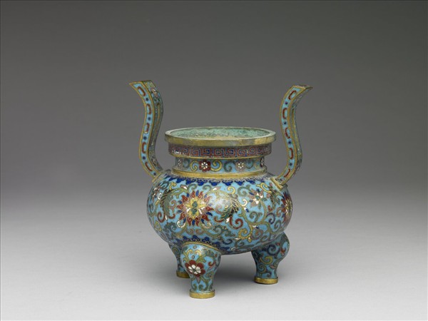 掐絲琺瑯香爐（五供）