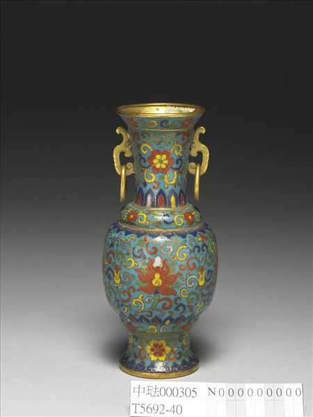 掐絲琺瑯瓶（五供）