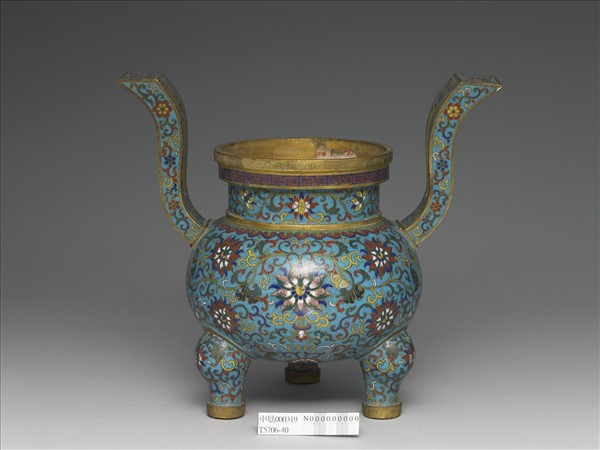 掐絲琺瑯爐（五供）