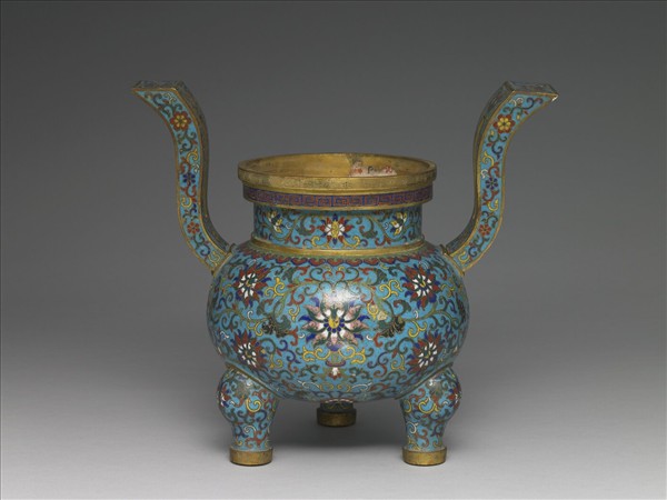 掐絲琺瑯爐（五供）