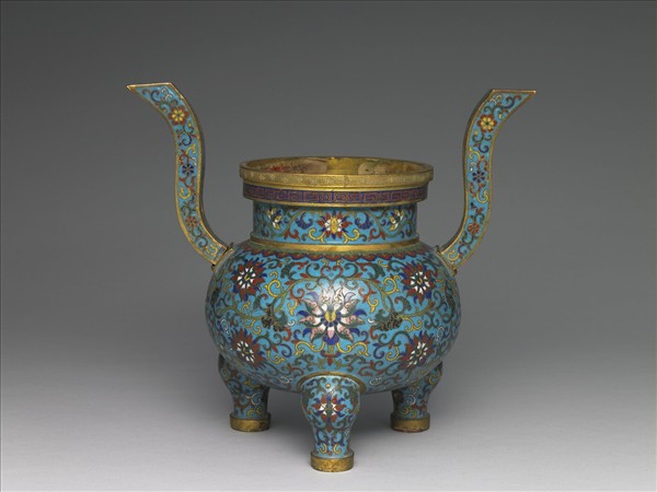 掐絲琺瑯爐（五供）