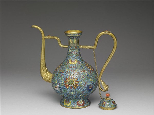 掐絲琺瑯執壺