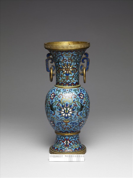 掐絲琺瑯瓶（五供）