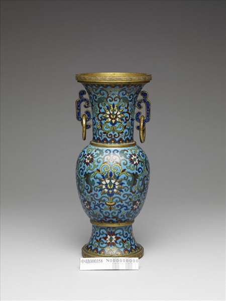 掐絲琺瑯瓶（五供）