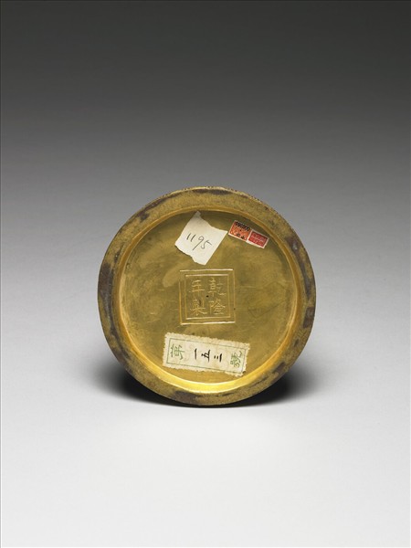 掐絲琺瑯燭台（五供）