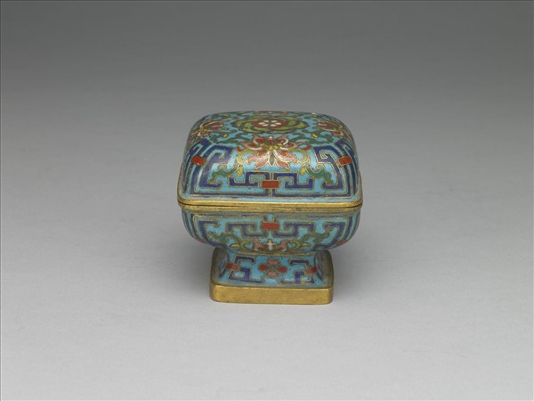 掐絲琺瑯盒