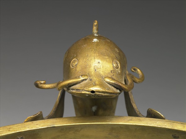 掐絲琺瑯雙魚耳蓋罐