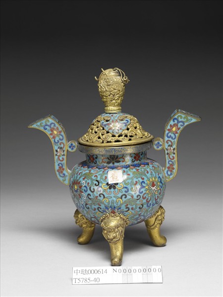 掐絲琺瑯爐（五供）