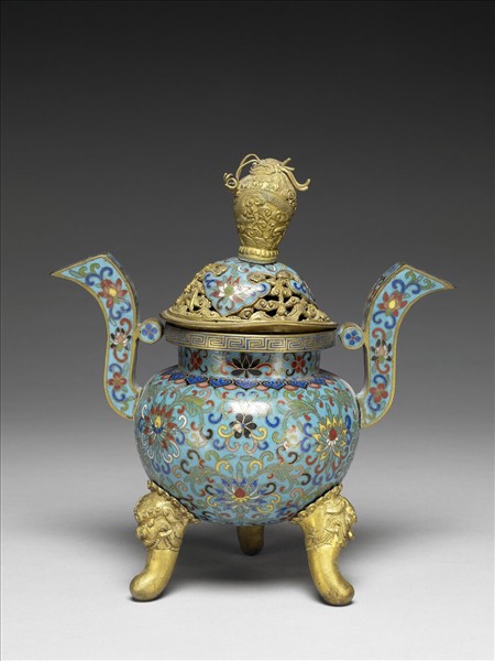 掐絲琺瑯爐（五供）