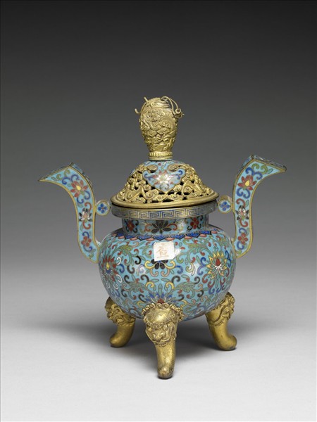 掐絲琺瑯爐（五供）