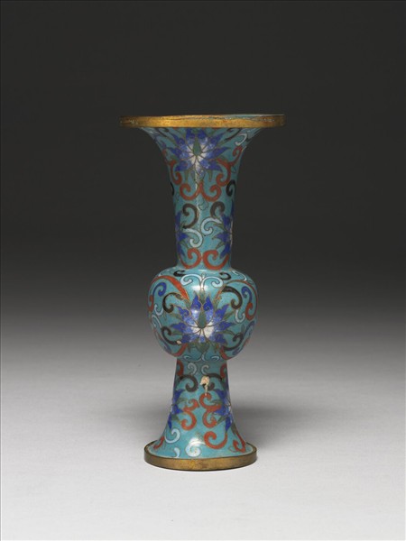 掐絲琺瑯瓶（五供）