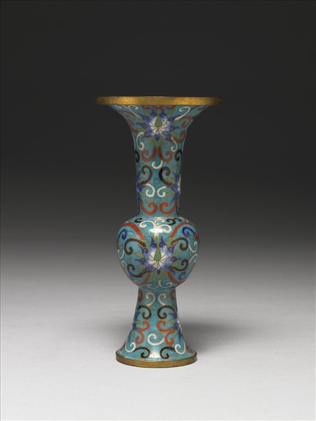 掐絲琺瑯瓶（五供）