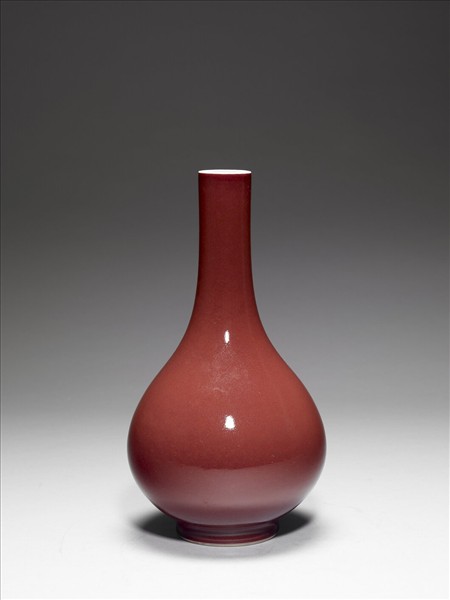 紅釉膽瓶