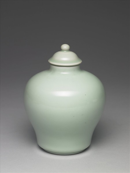 青瓷蓋罐