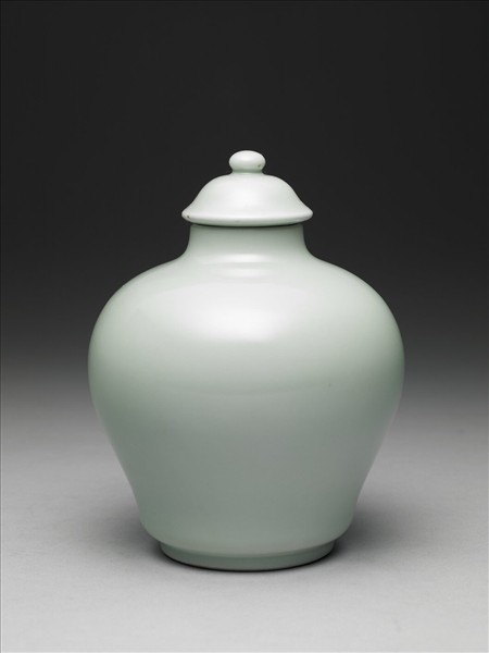 青瓷蓋罐