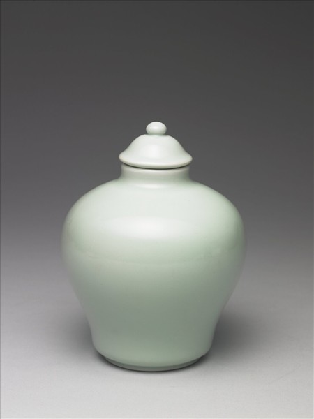 青瓷蓋罐