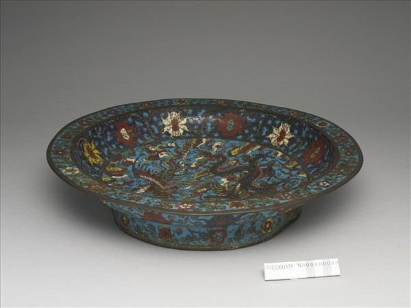 掐絲琺瑯盤