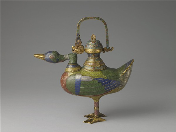 掐絲琺瑯鳧壺
