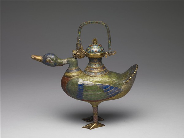 掐絲琺瑯鳧壺